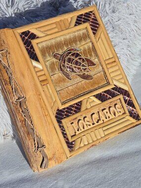 Handmade Local LOS CABOS Empty, UNUSED Photo Album BEAUTIFUL